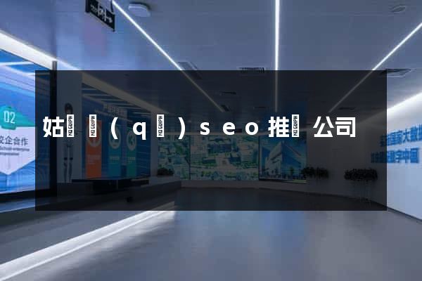 姑蘇區(qū)seo推廣公司