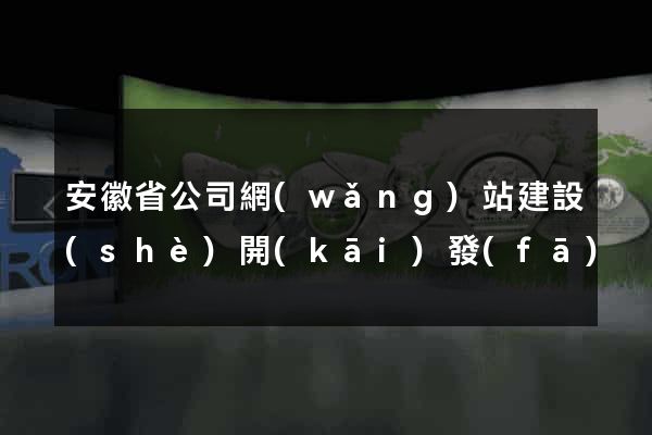 安徽省公司網(wǎng)站建設(shè)開(kāi)發(fā)