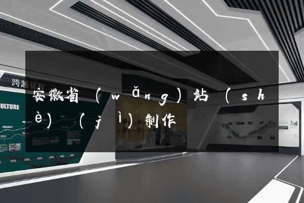 安徽省網(wǎng)站設(shè)計(jì)制作