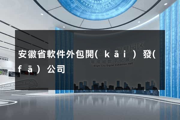 安徽省軟件外包開(kāi)發(fā)公司