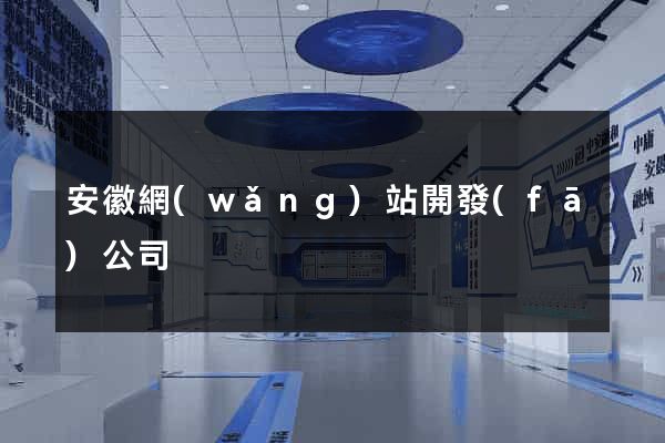 安徽網(wǎng)站開發(fā)公司