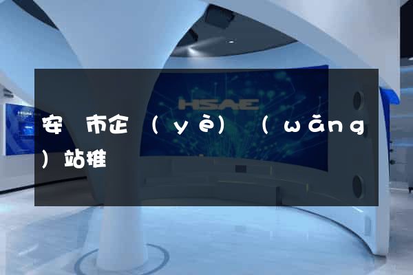 安慶市企業(yè)網(wǎng)站推廣