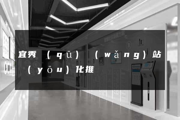宜秀區(qū)網(wǎng)站優(yōu)化推廣