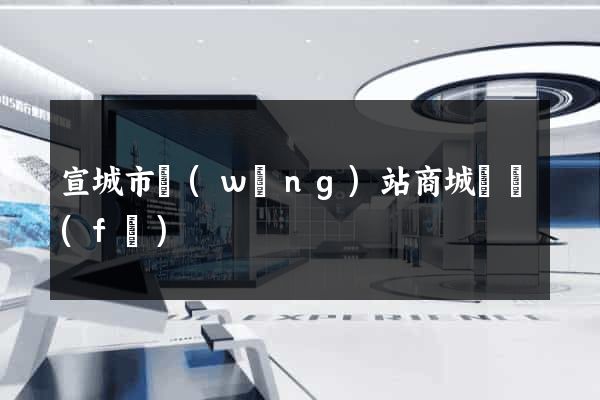 宣城市網(wǎng)站商城開發(fā)