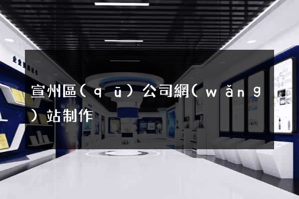 宣州區(qū)公司網(wǎng)站制作