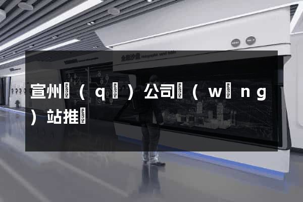 宣州區(qū)公司網(wǎng)站推廣