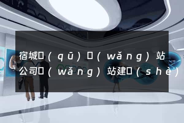 宿城區(qū)網(wǎng)站公司網(wǎng)站建設(shè)
