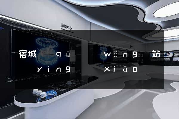 宿城區(qū)網(wǎng)站營(yíng)銷(xiāo)