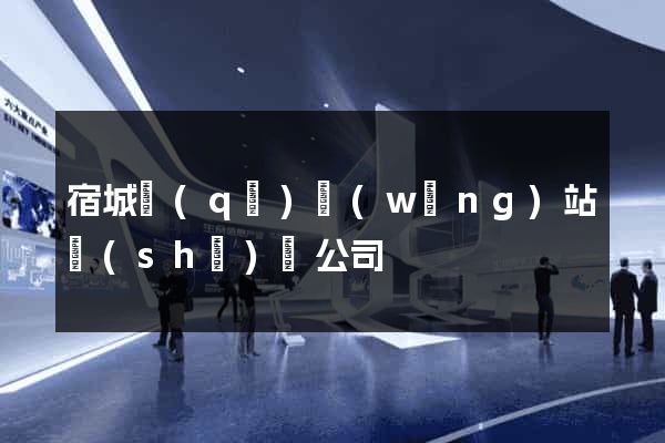 宿城區(qū)網(wǎng)站設(shè)計公司