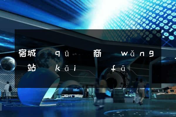 宿城區(qū)電商網(wǎng)站開(kāi)發(fā)