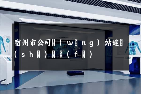 宿州市公司網(wǎng)站建設(shè)開發(fā)