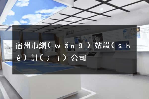 宿州市網(wǎng)站設(shè)計(jì)公司