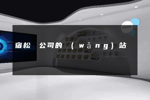 宿松縣公司的網(wǎng)站
