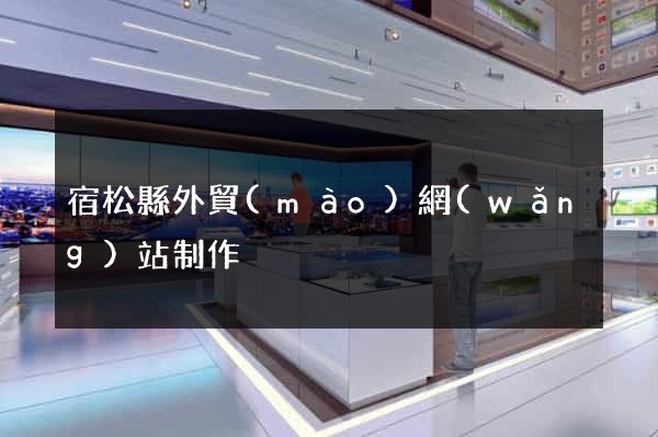 宿松縣外貿(mào)網(wǎng)站制作