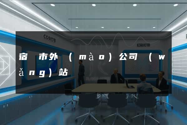 宿遷市外貿(mào)公司網(wǎng)站