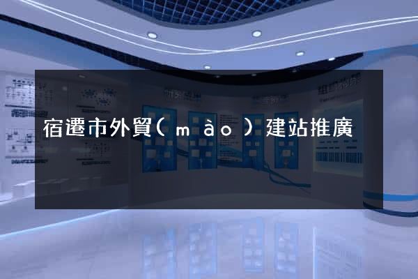 宿遷市外貿(mào)建站推廣