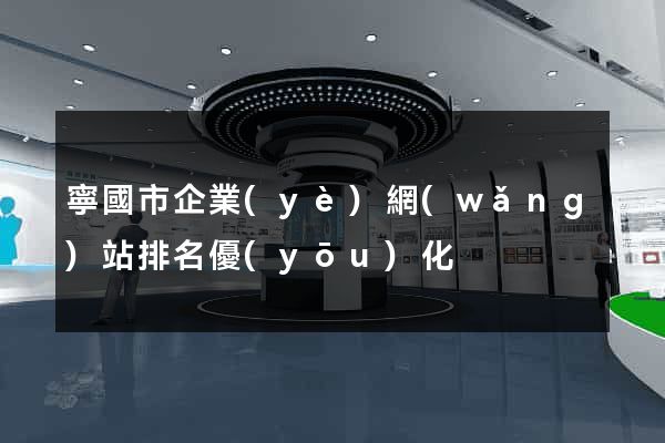 寧國市企業(yè)網(wǎng)站排名優(yōu)化