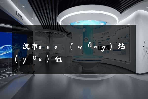 寧波市seo網(wǎng)站優(yōu)化