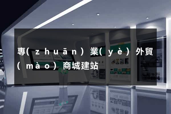 專(zhuān)業(yè)外貿(mào)商城建站