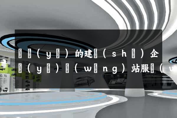 專業(yè)的建設(shè)企業(yè)網(wǎng)站服務(wù)