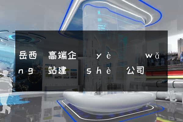岳西縣高端企業(yè)網(wǎng)站建設(shè)公司