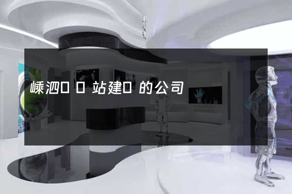 嵊泗縣網站建設的公司