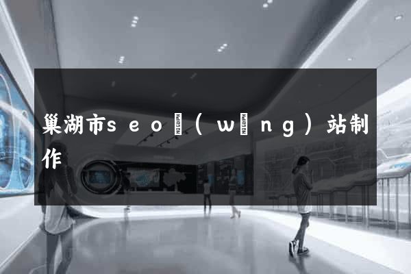 巢湖市seo網(wǎng)站制作
