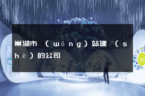 巢湖市網(wǎng)站建設(shè)的公司