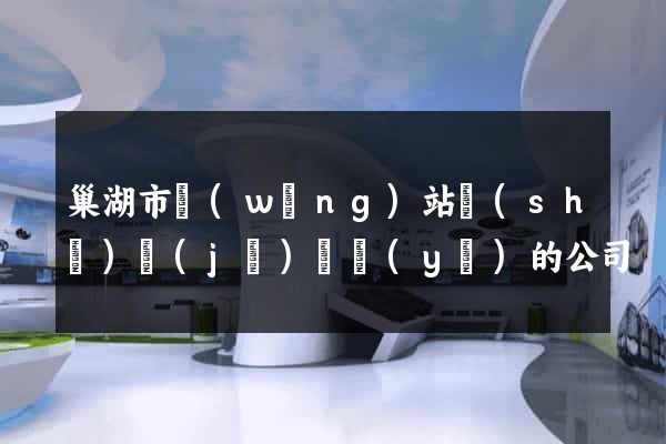 巢湖市網(wǎng)站設(shè)計(jì)專業(yè)的公司