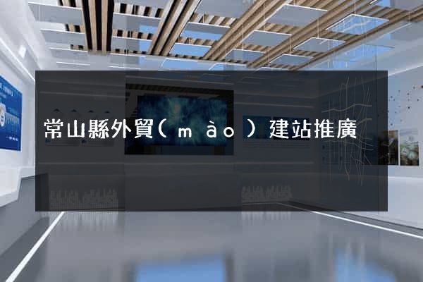 常山縣外貿(mào)建站推廣