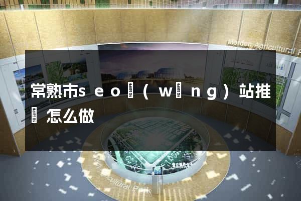 常熟市seo網(wǎng)站推廣怎么做