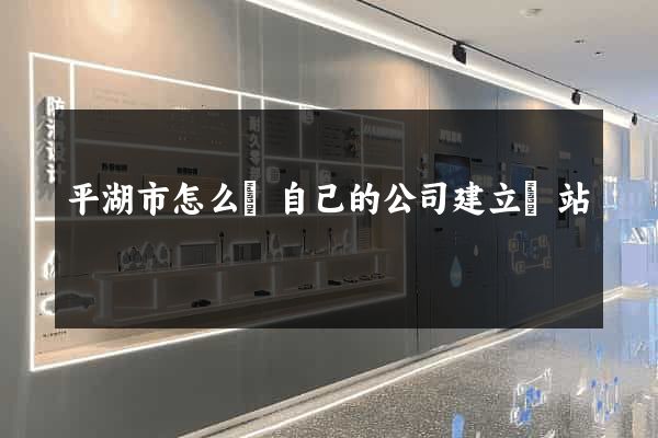 平湖市怎么給自己的公司建立網站