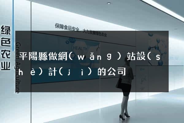 平陽縣做網(wǎng)站設(shè)計(jì)的公司