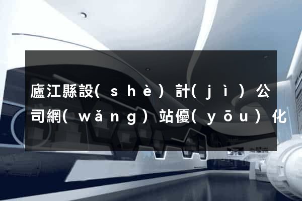 廬江縣設(shè)計(jì)公司網(wǎng)站優(yōu)化