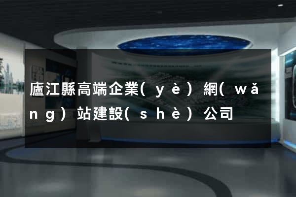 廬江縣高端企業(yè)網(wǎng)站建設(shè)公司