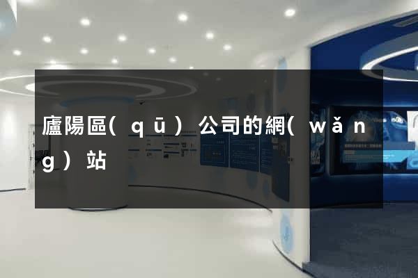 廬陽區(qū)公司的網(wǎng)站