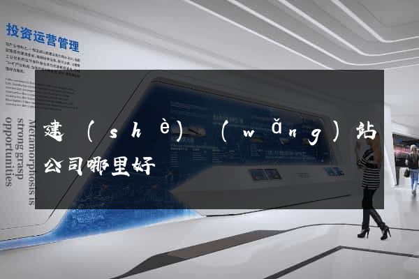 建設(shè)網(wǎng)站公司哪里好