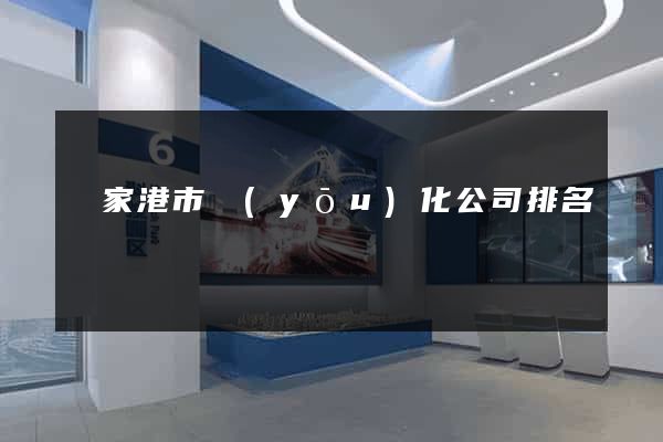 張家港市優(yōu)化公司排名