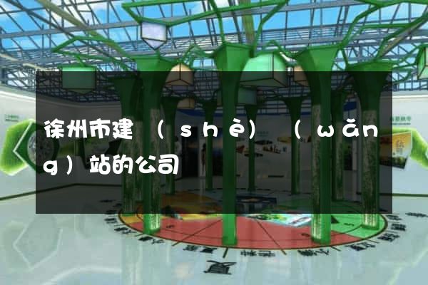 徐州市建設(shè)網(wǎng)站的公司