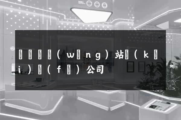 懷寧縣網(wǎng)站開(kāi)發(fā)公司