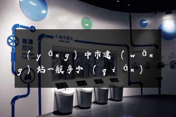 揚(yáng)中市建網(wǎng)站一般多少錢(qián)