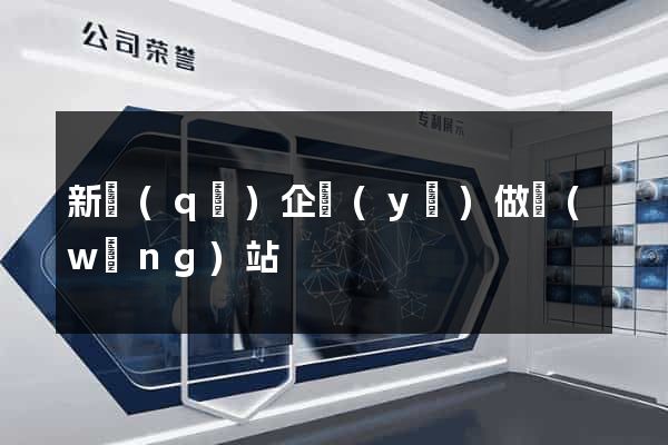 新區(qū)企業(yè)做網(wǎng)站
