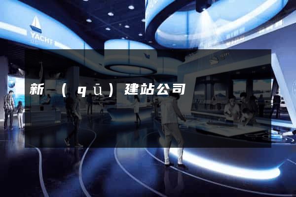 新區(qū)建站公司