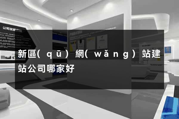 新區(qū)網(wǎng)站建站公司哪家好