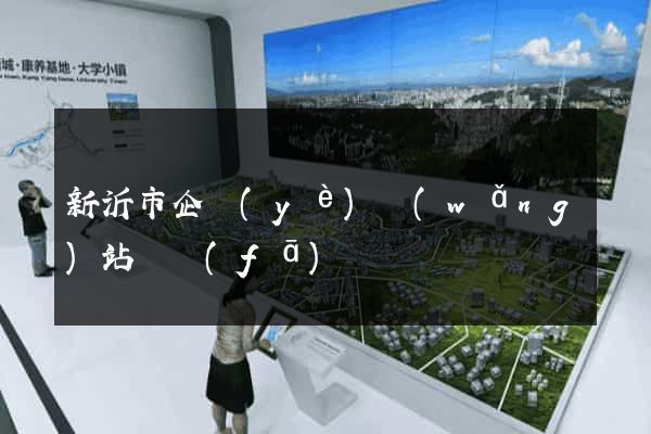 新沂市企業(yè)網(wǎng)站開發(fā)