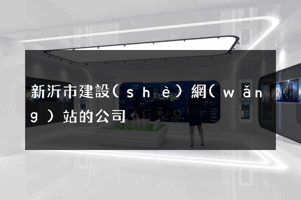 新沂市建設(shè)網(wǎng)站的公司