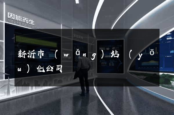 新沂市網(wǎng)站優(yōu)化公司