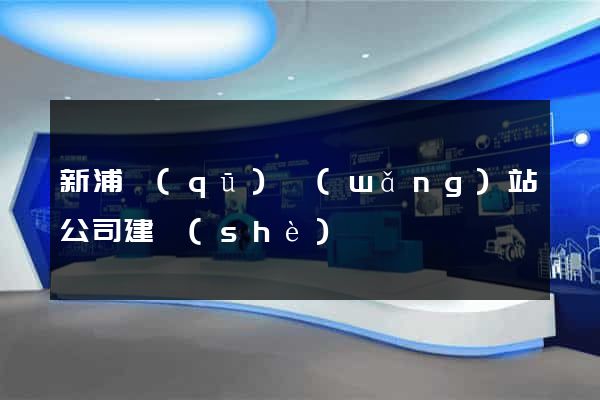 新浦區(qū)網(wǎng)站公司建設(shè)