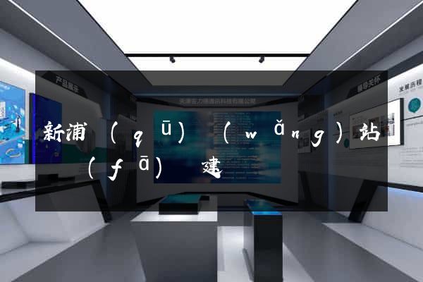 新浦區(qū)網(wǎng)站開發(fā)與建設