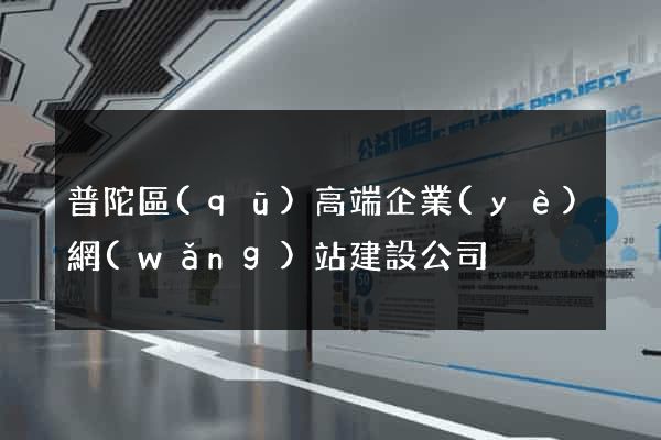 普陀區(qū)高端企業(yè)網(wǎng)站建設公司